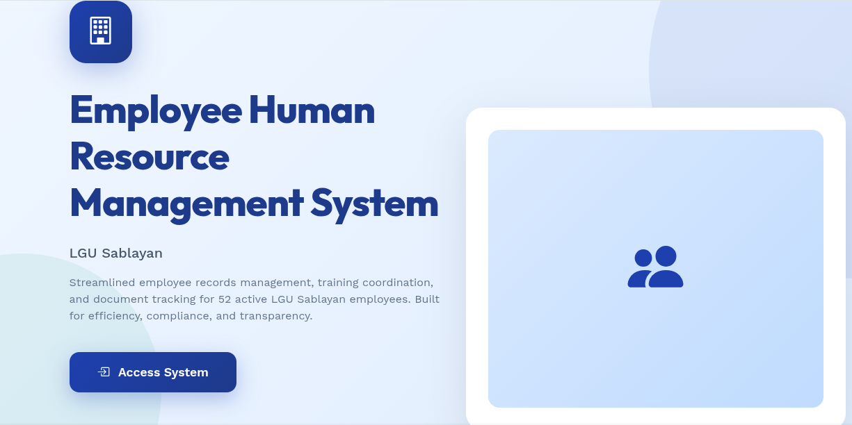 Employee Human Resource Management System
